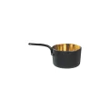 Casserole Eskoffié H41 x Diam50 x L88 45ml noir doré PS